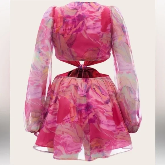 SHEIN | Pink Marble Swirl Matching Set - Picture 2 of 7